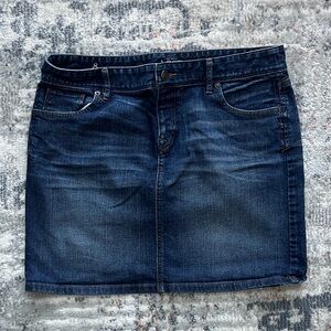 LOFT Indigo Denim Skirt Size 8